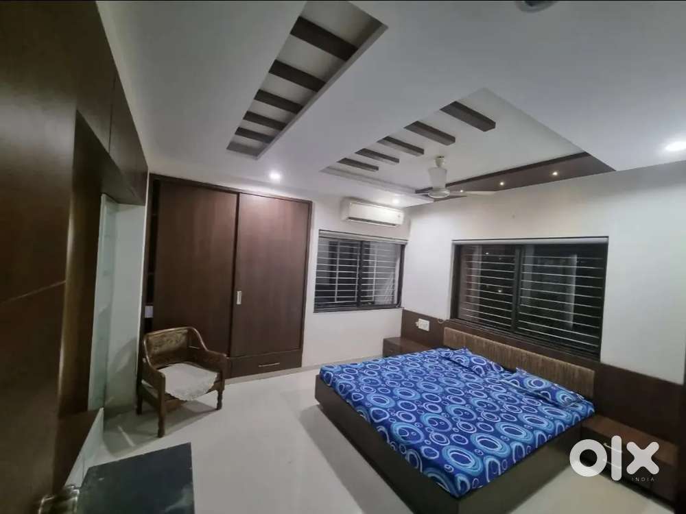 3bhk Fully Furnished Flat For Rent Near Crystal Mall Kalavad Road