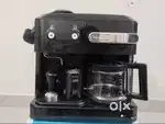 De'Longhi 2-in-1 Coffee & Espresso Maker  Combines Drip + Espresso