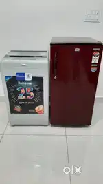 6.5kg! Whirlpool washing machine & Videocon 175ltr refrigerator combo√