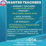 Wanted Teachers