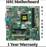 Motherboard HP H81. 1 Year Warranty.Onboard Pci Serial.
