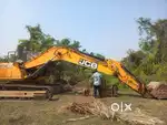 Excavator and breaker on rent