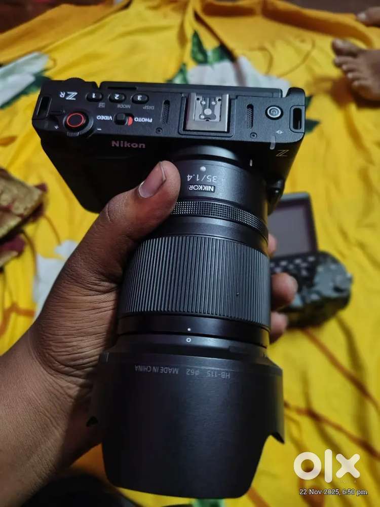 Nikon ZR Full Frame Cinema Camera with Z 35mm F1.4 Only Box Open