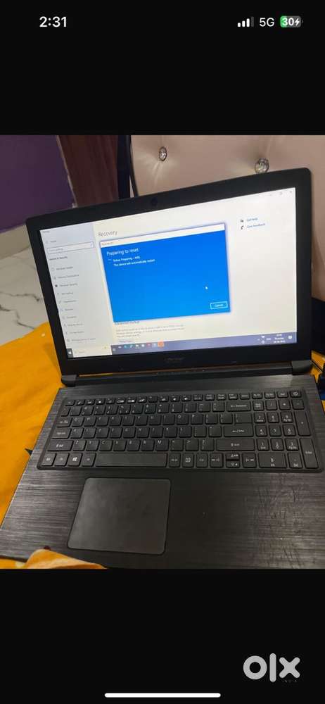 Computer is in good condition but small scratch