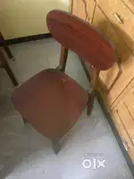 Teak wood dining table with four chairs