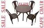 New Round Plastic National Table With Chair Set
