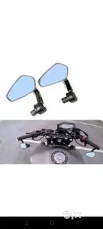 Manual rear view mirror for all type of sporty bike