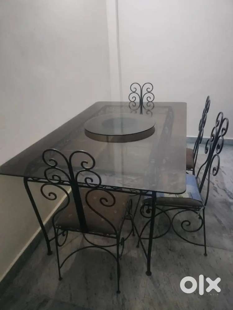 6 Seater Wrought Iron Dining Table