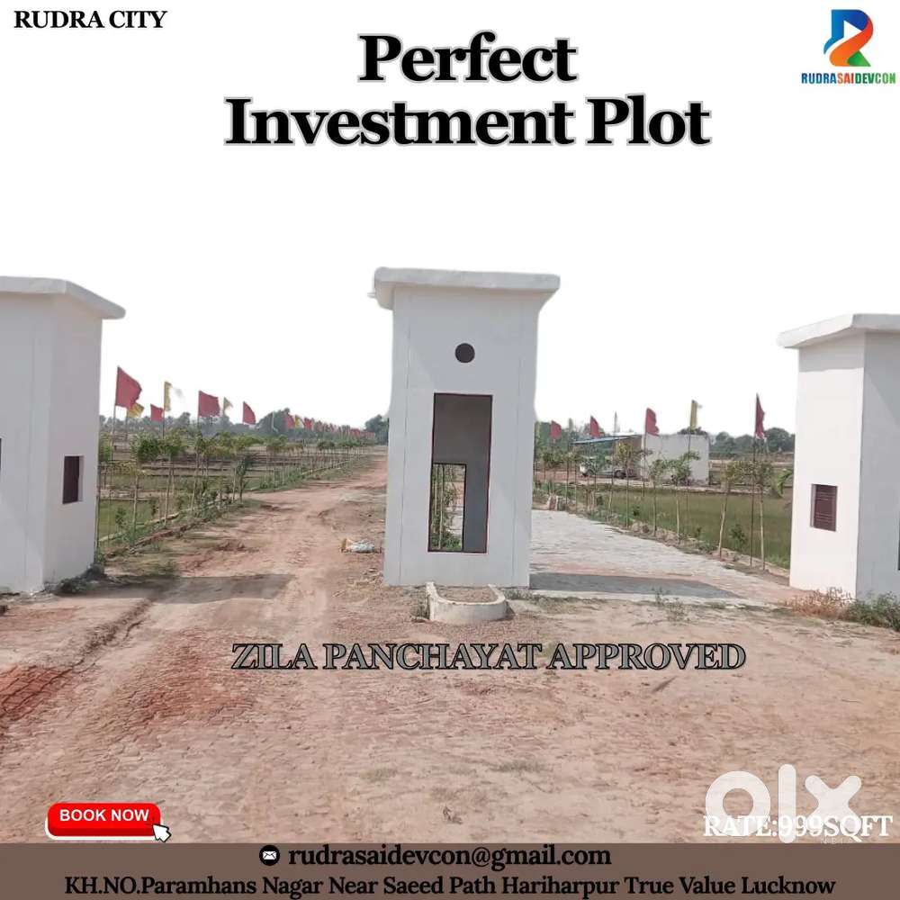 Plots available in Lucknow for residential and investment both