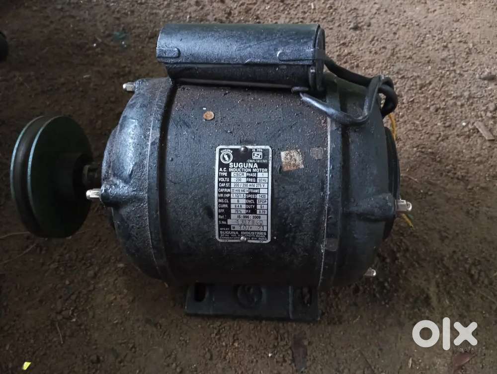1.5 HP Suguna Induction motor slightly used