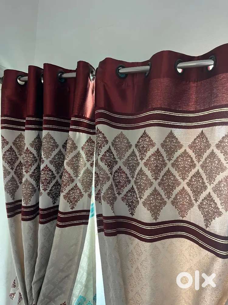 Less used curtains leaf patch pack of 2 size 7X3.5 ft