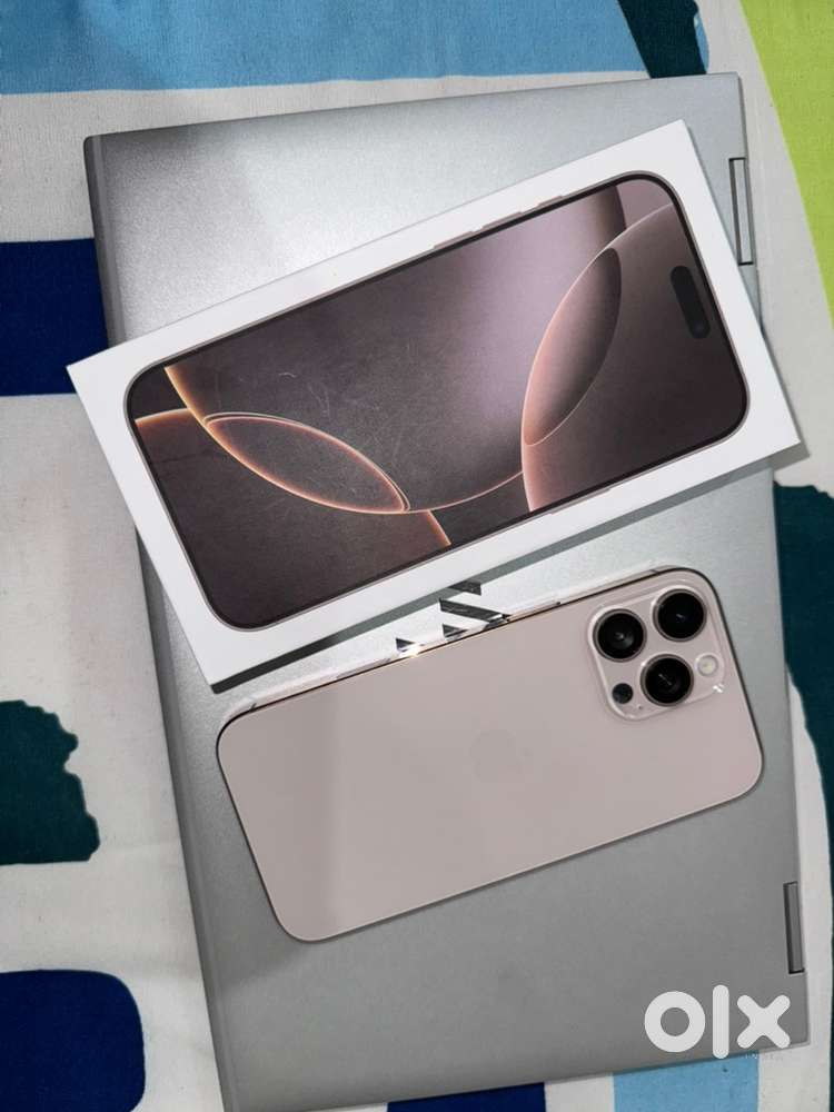 iPhone 16 pro max 256GB copy hai desert titanium new 2 day old