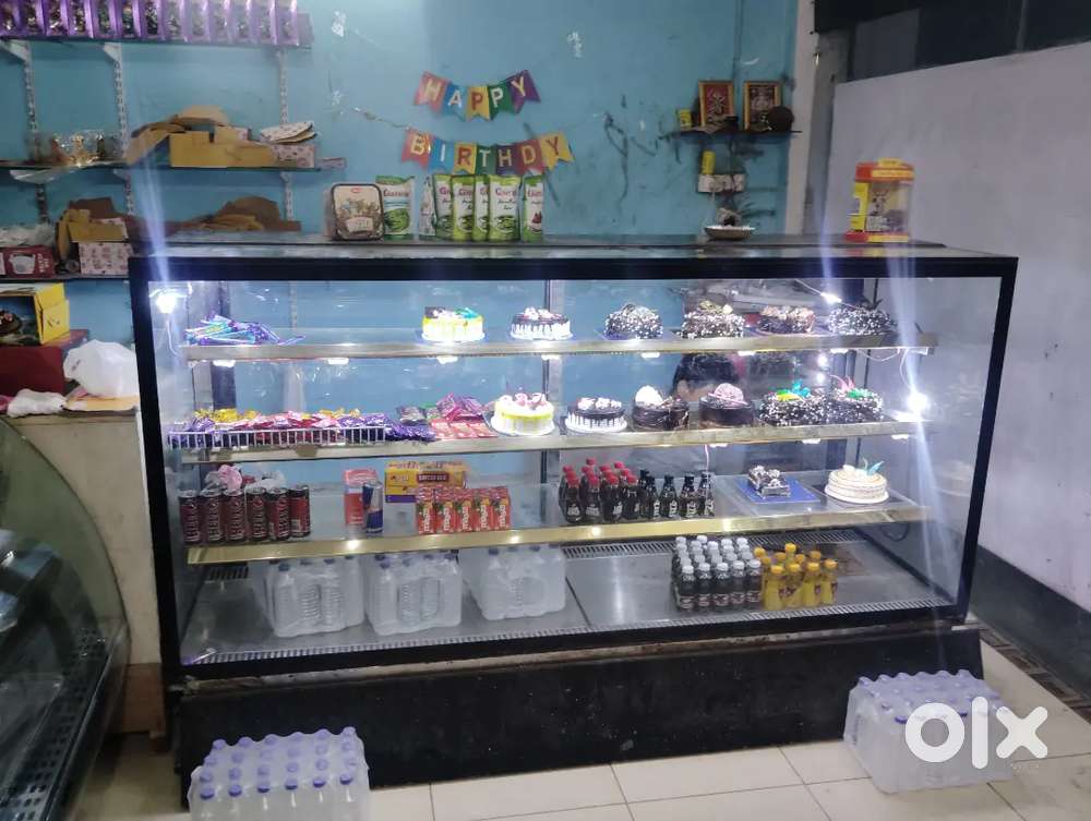 Cake display counter fridge