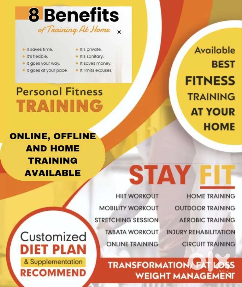 I'm a professional certified fitness instructor, yoga and dietician.