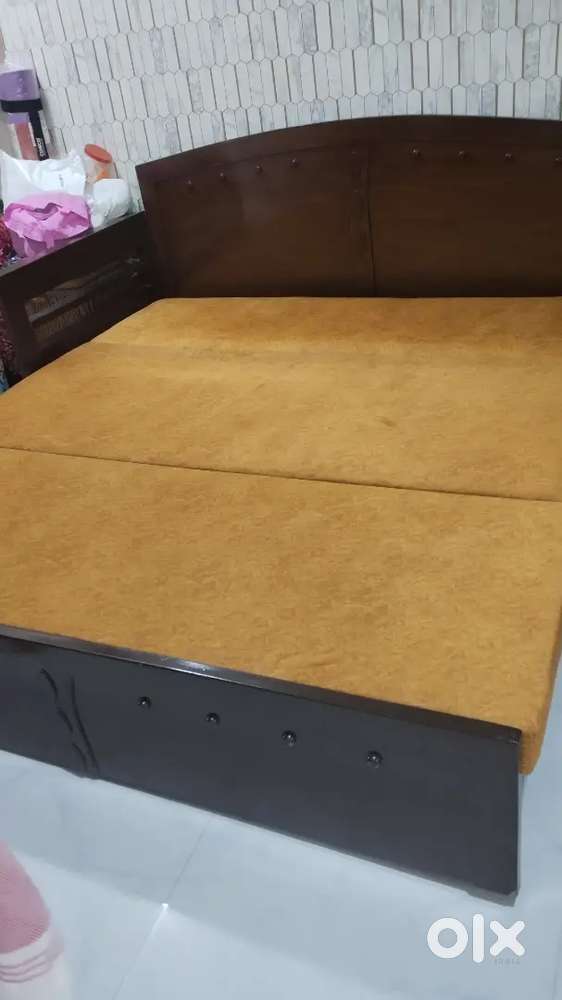 Selling Sofa Cum Bed with strong wood ..