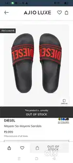DIESEL
Mayemi Sa-Mayemi Sandals UK 9 size