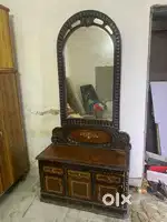 dressing table gate and bed front and back side