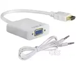 HDMI to VGA Converter With Audio Cable