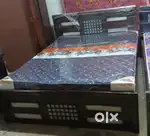 New luxury model Queen size bed with mattresses starting price