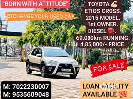 Toyota Etios Cross 1.4L VD, 2015, Diesel