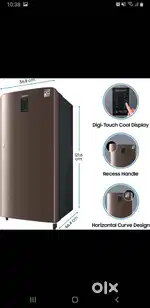 Samsung refrigerator available 198 liter
