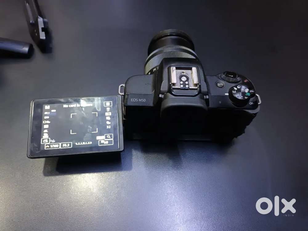 Canon m50 two battery original charger Power Bank adopter and battery