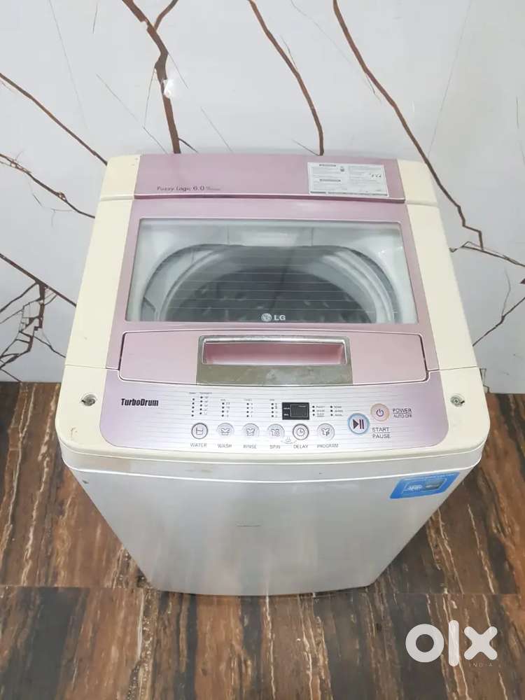 Lg pink turbo drum top load fully automatic washing machine 5633%