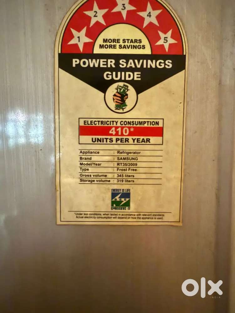 Samsung 319 litres fridge for sale