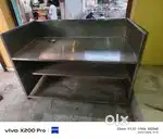 Restaurent fast food steel counter