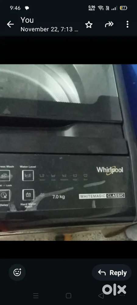 Whirlpool 7 kg top automatic washing machine