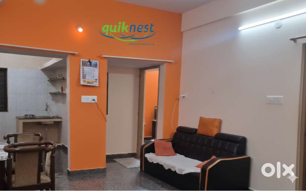 2 BHK Semi-Furnished Apartment for Lease in Hebbal Kempapura