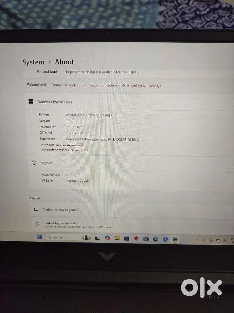 1 year old brand new laptop victus series