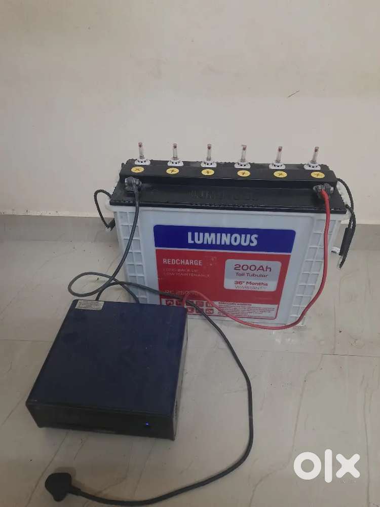 Luminous inverter and battery 200Ah