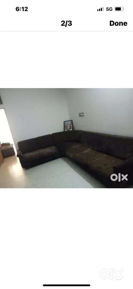 Sofa of good quality of sagi wood prepared at home