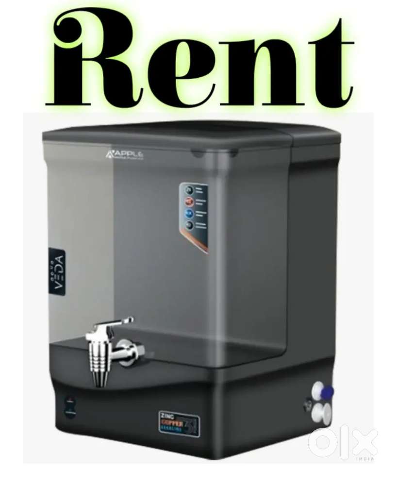 Water purifier available on rent
