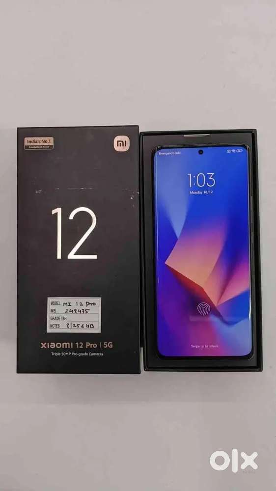 Mi 12 pro 8 256 gb curved display