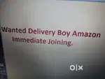 Job in Delivery boy pimpri chinchwad.immediate Joining