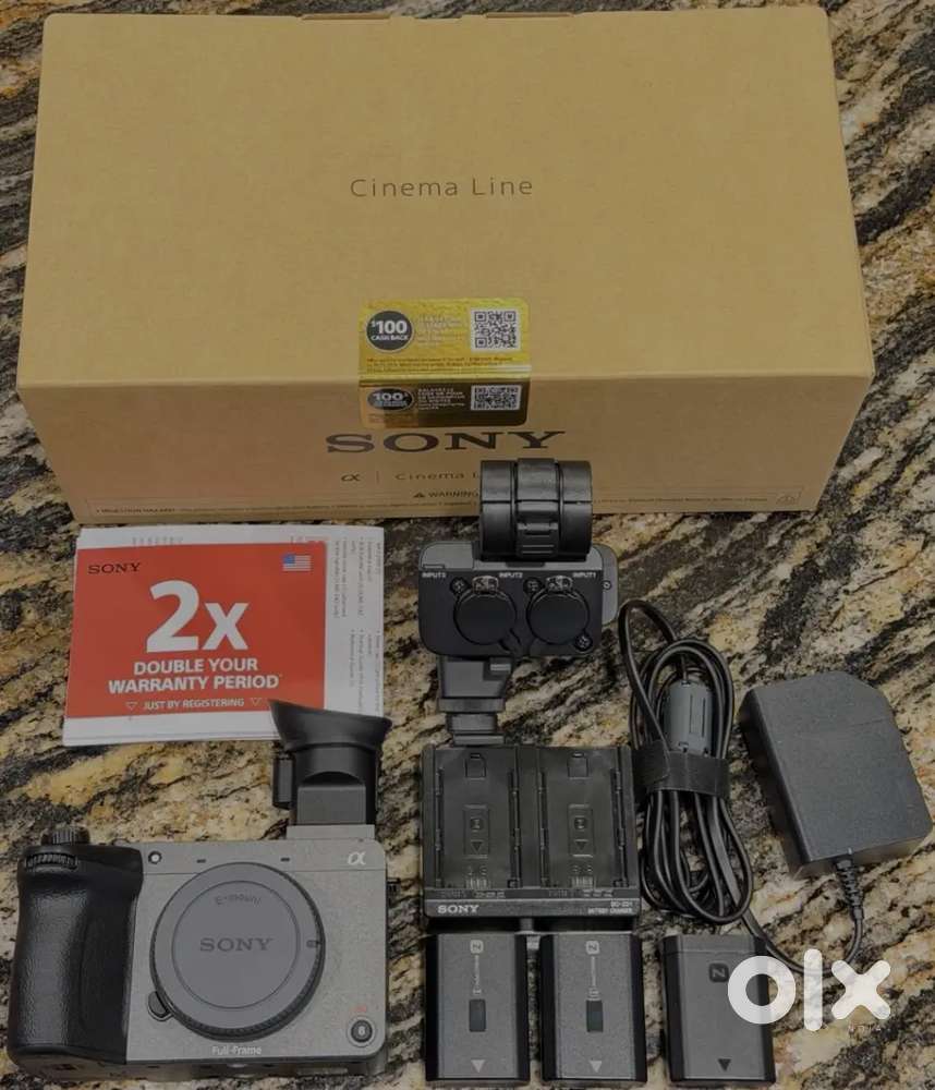 Sony FX2 ILME Camera Body 33mp w 555 Shutter 61 Days Old Full kits