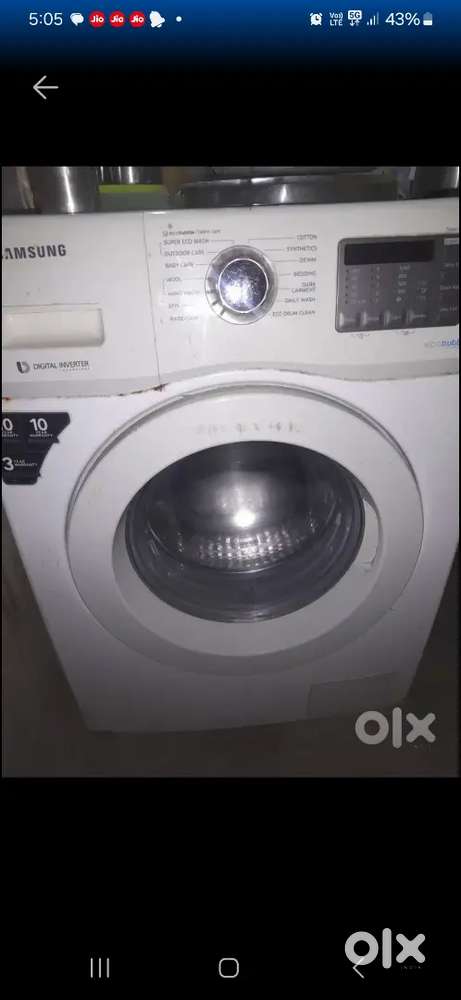 Samsung washing machine NEW DRUM AND PCB