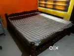 king size bed and cot