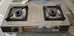 Gas stove, Prestige, Stainless Steel Body, Double brass burners