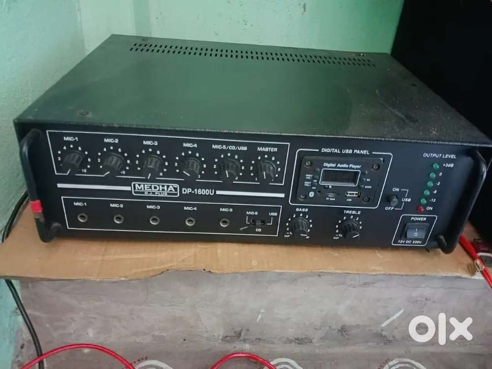 MEDHA DJ AMPLIFIER 1600u . 160w amplifier