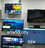 43 inch smart android frameless led tv with 600 live tv channel free