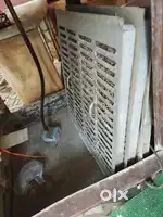 Cooler with iron stand