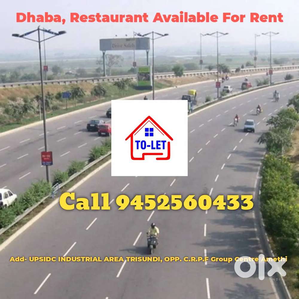 DHABA, RESTAURANT Available For Rent