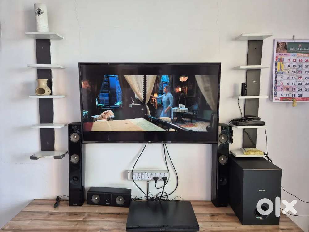 43 smart tv with 5.1 channel surround sound home theater