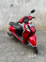 2024 JANUARY YAMAHA FASCINO S DUAL TONE RED TOP VARIANT DISC ALLOYS