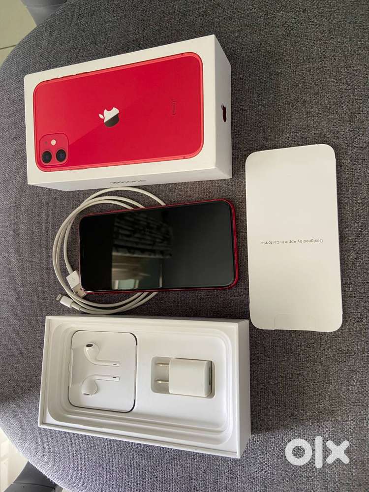 iPhone 11 RED 128GB – Brand new condition with Box & Charger