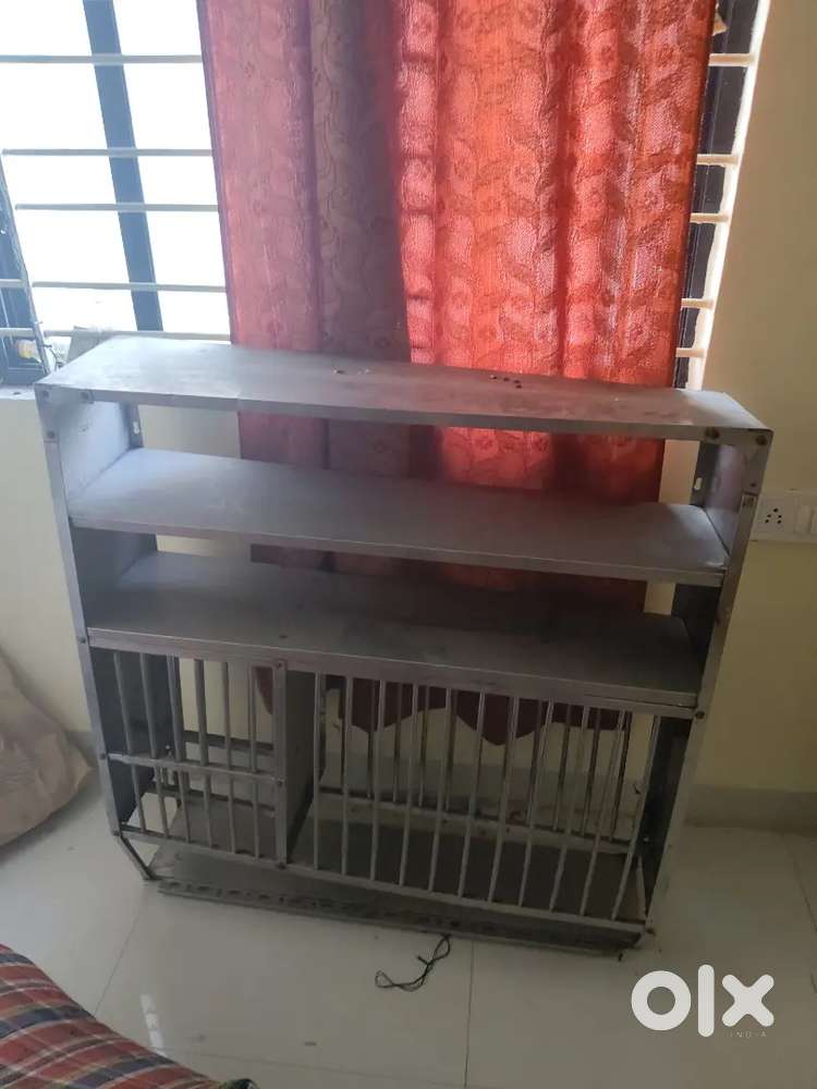 Steel utensils rack