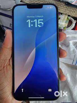 Apple I phone 13promax siera blue 128gb excellent out of wrnty fix rat